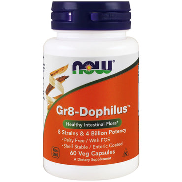 Now Foods, Gr8-Dophilus, 60 cápsulas vegetales
