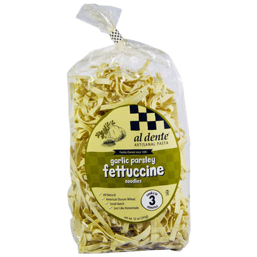 Al Dente Pasta Garlic Parsley Fettuccine Noodles 12 oz (341 g)