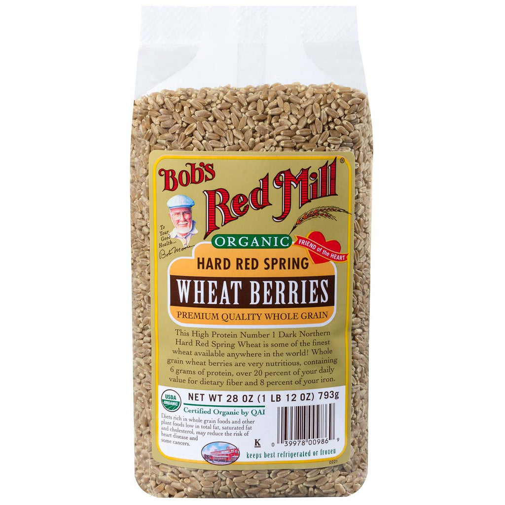Bob's Red Mill Bayas de trigo de primavera rojo duro 28 oz (793 g)
