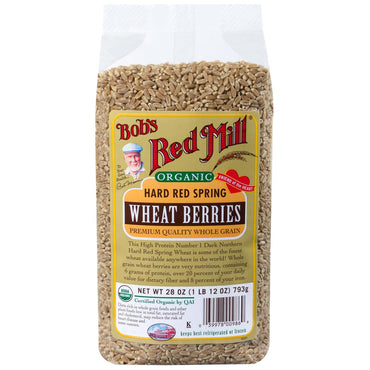Bob's Red Mill Bagas de trigo vermelho duro da primavera 28 onças (793 g)