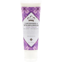 Nubian Heritage, Crème pour les mains, Lavande et fleurs sauvages, 4 oz (118 ml)