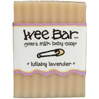 Indigo Wild, Wee Bar, Goat's Milk Baby Soap, Lullaby Lavender, 3 oz Bar