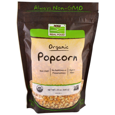 Now Foods, Real Food,  Popcorn, 24 oz (680 g)