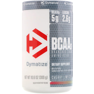 Dymatize Nutrition, BCAA, aminoácidos de cadena ramificada, limonada de cereza, 300 g (10,6 oz)