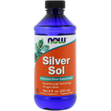 Now Foods, Silver Sol, 8 uncji (237 ml)
