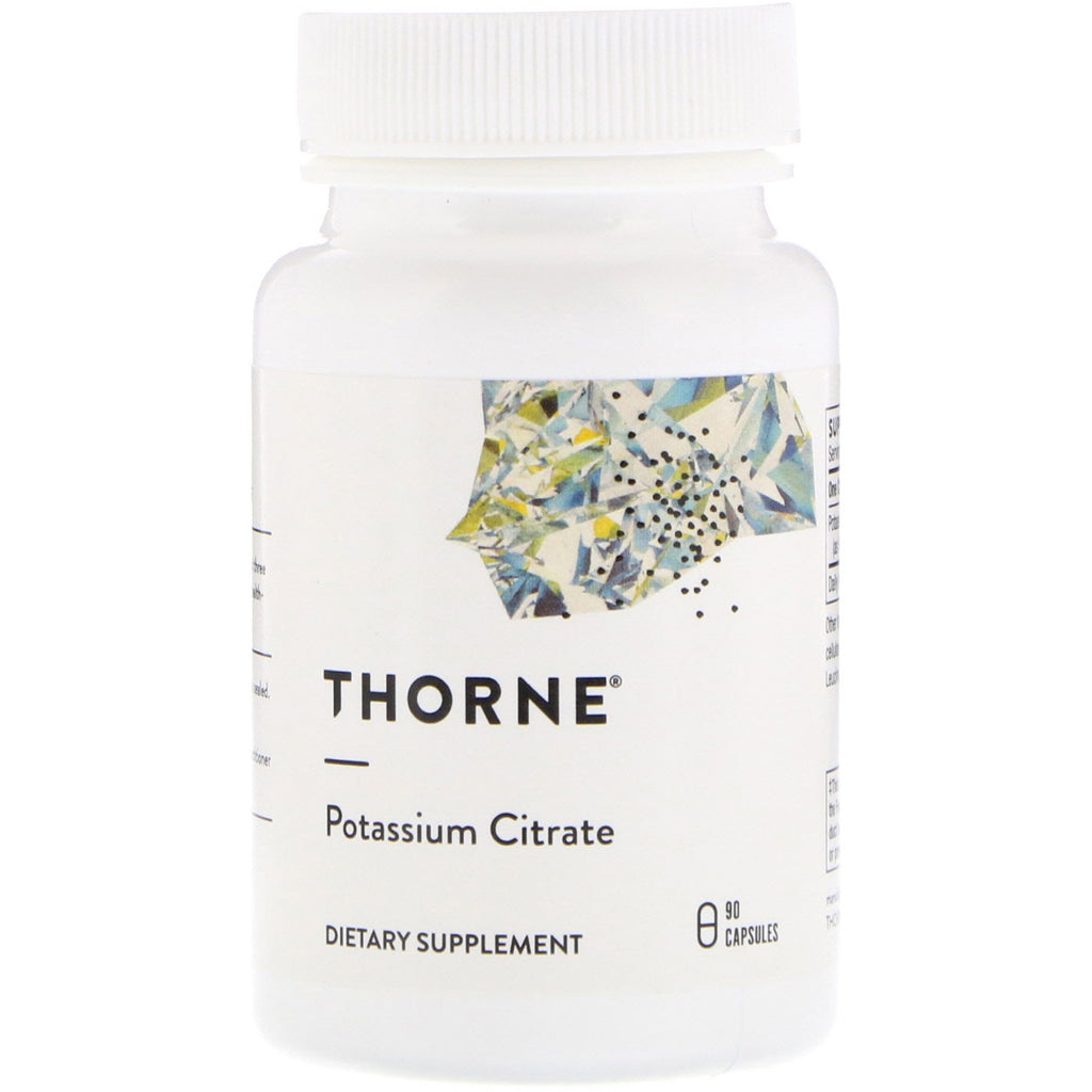 Thorne Research, Citrate de potassium, 90 gélules