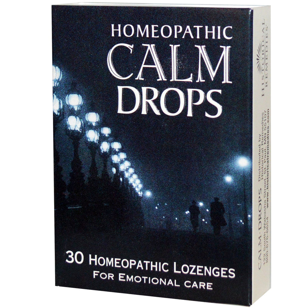 Historische remedies, homeopathische kalmeringsdruppels, 30 homeopathische zuigtabletten