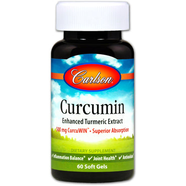 Carlson Labs, curcumin, 60 bløde geler