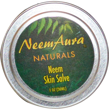 Neemaura Naturals Inc, Ungüento para la piel de neem, 1 oz (30 ml)