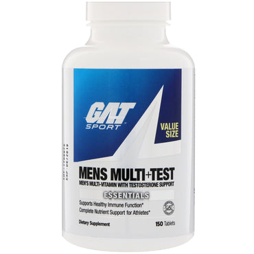 GAT, Mens Multi + Test, 150 Tablets