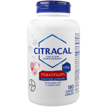 Citracal, máximo, +d3, 180 comprimidos recubiertos