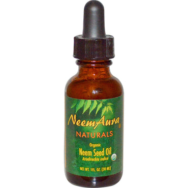 Neemaura Naturals Inc, Óleo de Semente de Neem, 30 ml (1 fl oz)