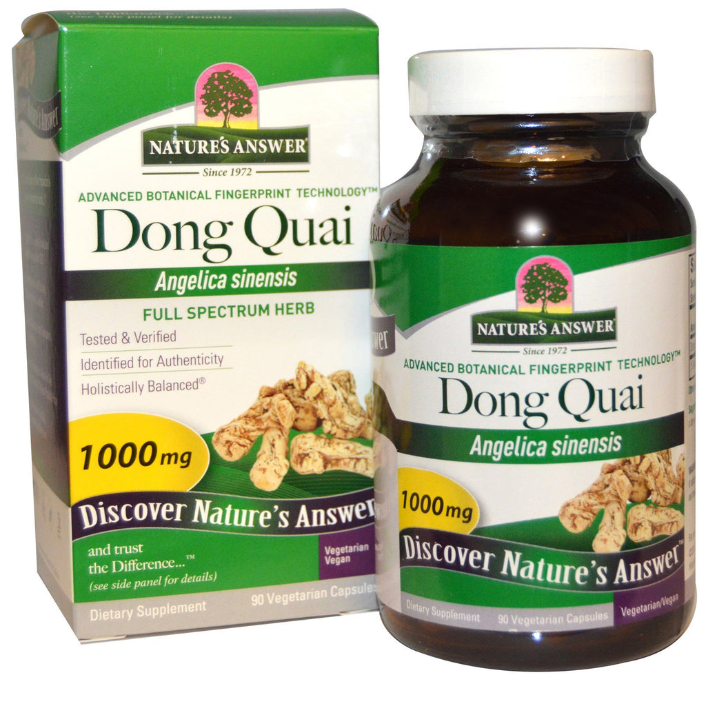 Nature's Answer, Dong Quai, 1000 mg, 90 Vegetarian Capsules