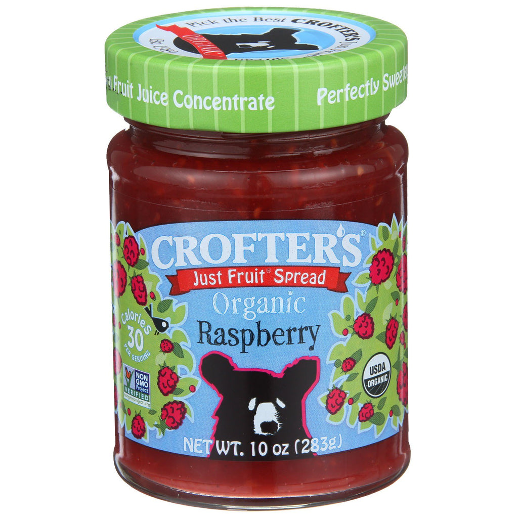 Crofter's, רק ממרח פירות, פטל, 10 אונקיות (283 גרם)