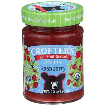 Crofter's, Just Fruit Spread, Raspberry, 10 oz (283 g)