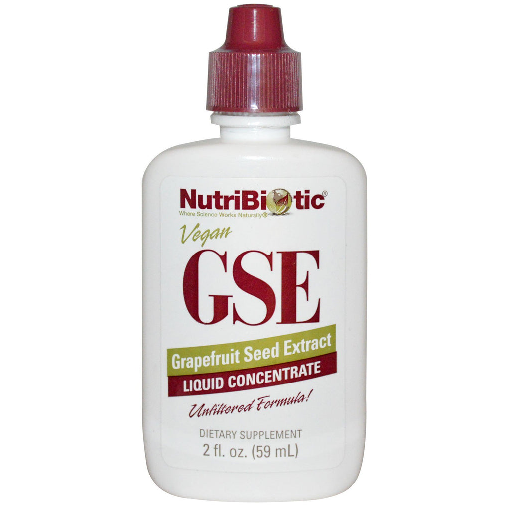 NutriBiotic, GSE Liquid Concentrate, Grapefruktfröextrakt, 2 fl oz (59 ml)