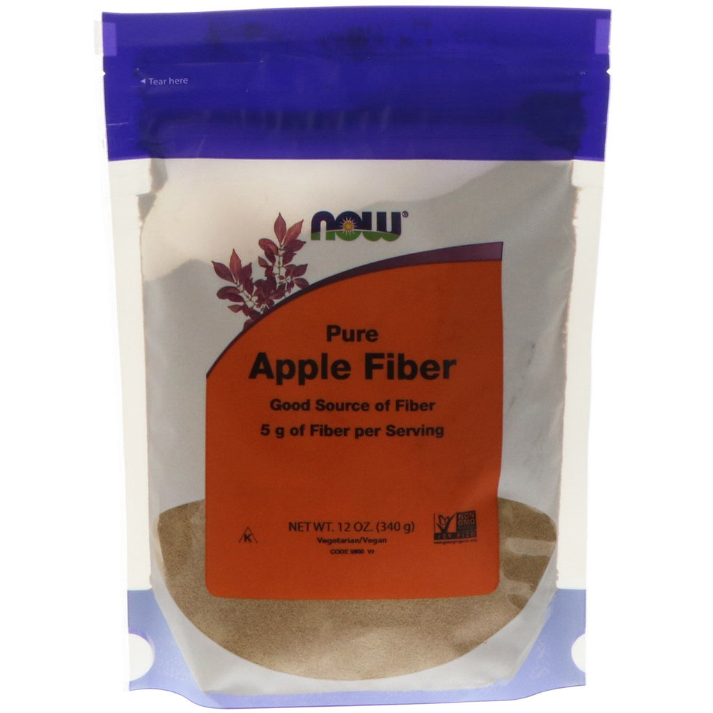 Now Foods, fibra di mela pura, 12 once (340 g)