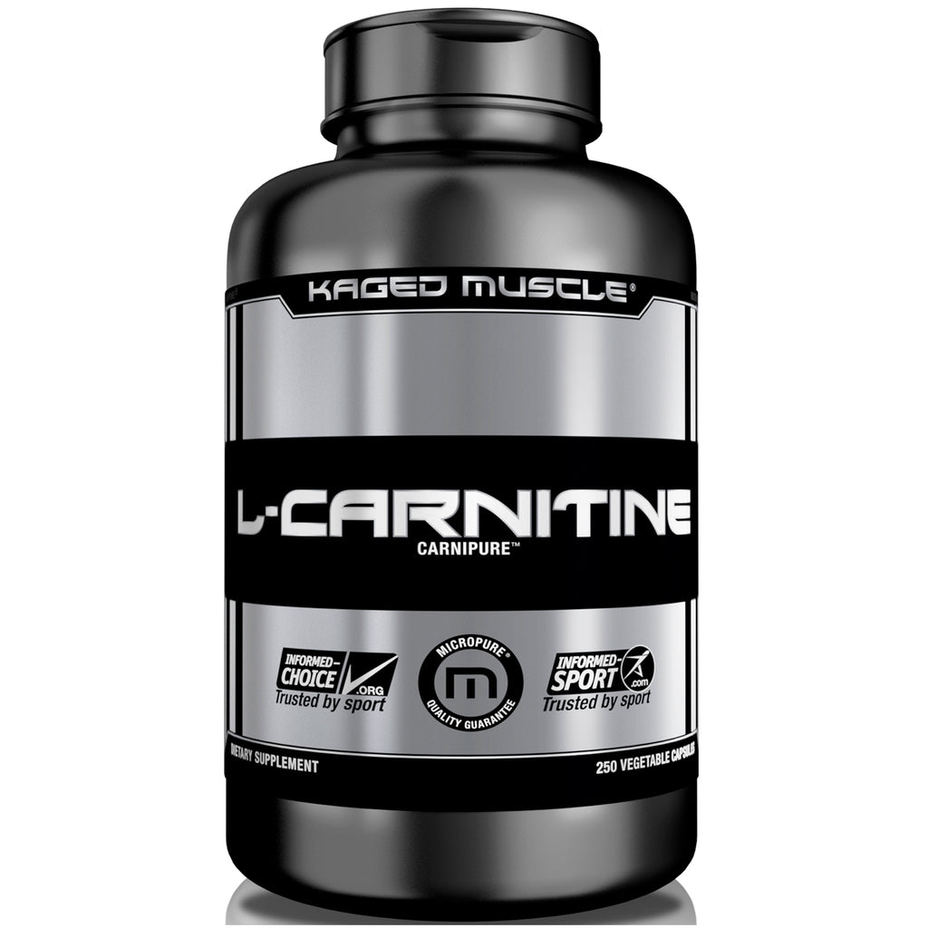 Kagged Muscle, L-carnitina, 250 cápsulas vegetales