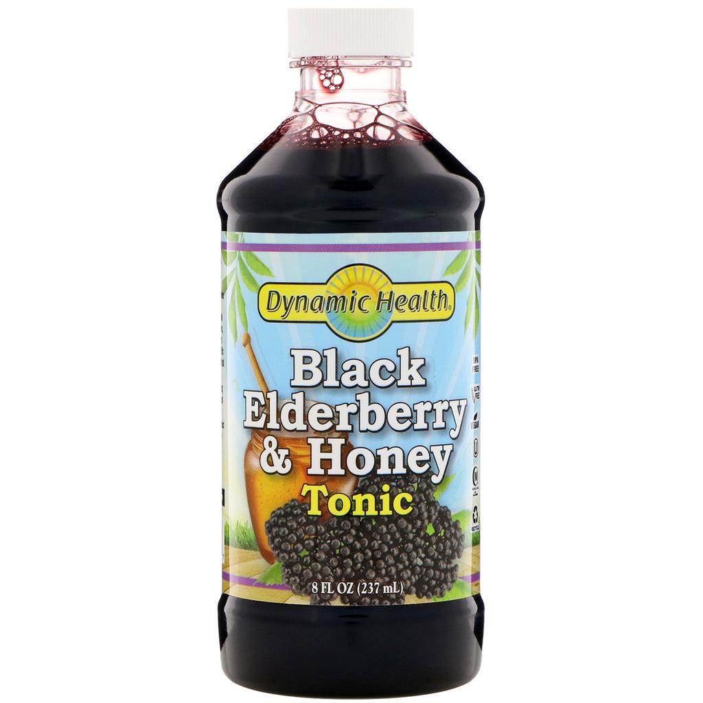Dynamic Health Laboratories, Dynamic Health Laboratories, Black Elderberry, Superfruit Tonic, 8 fl oz (237 ml)