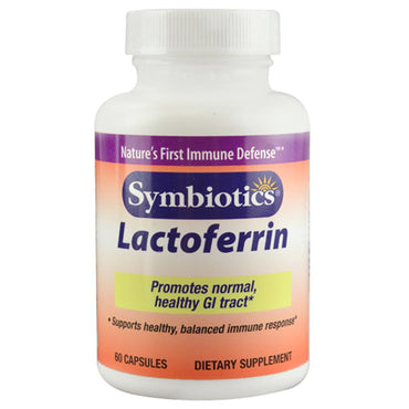 Symbiotiques, Lactoferrine, 60 Capsules