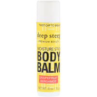 Deep Steep, Deep Steep, Moisture Stick Body Balm, Grapefruit Bergamot, .5 oz (15 g)