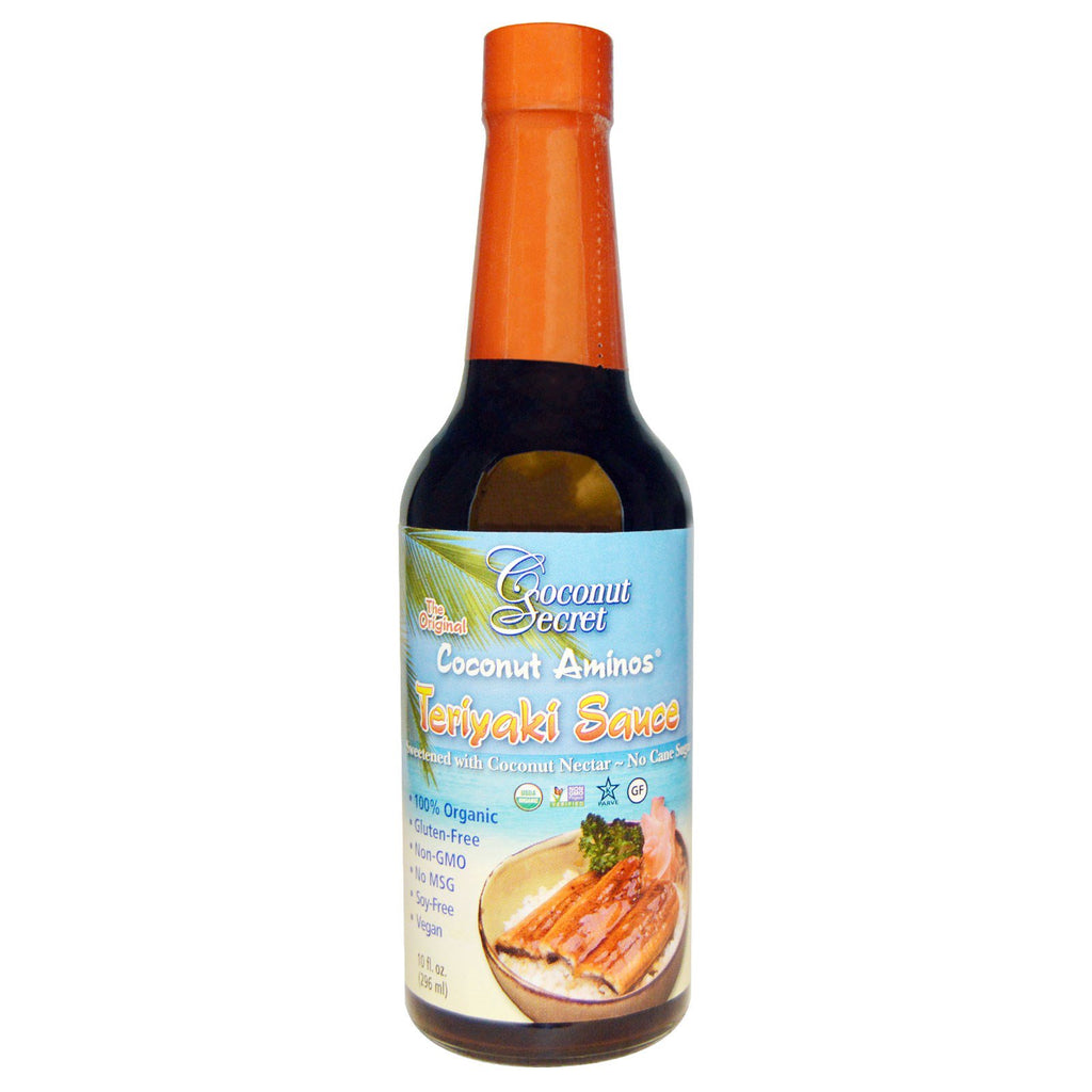 Coconut Secret, 데리야끼 소스, 코코넛 아미노, 296ml(10fl oz)
