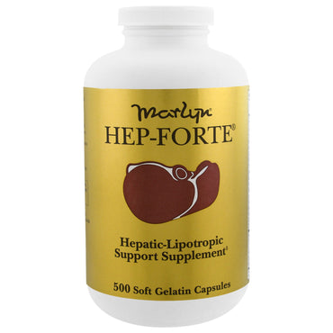 Naturellement vitamines, Marlyn, Hep-Forte, 500 capsules de gélatine molle