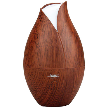 Now Foods, Solutions, Ultrasonic Faux Wood Grain Oil Diffuser, 1 Piece