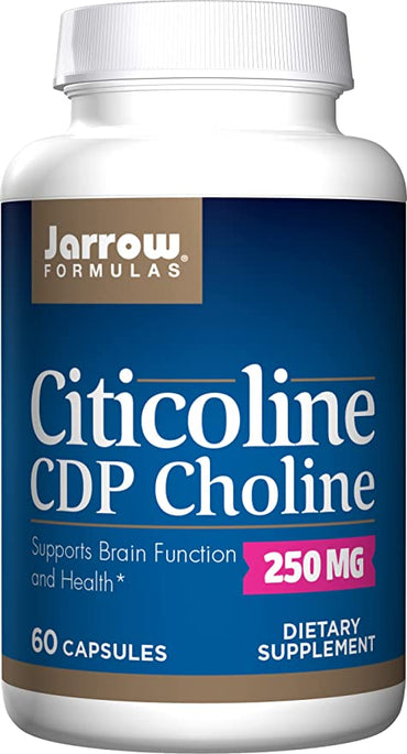 Jarrow Formulas, Citicolina, CDP colina, 250 mg, 60 cápsulas