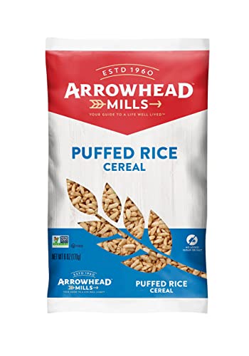 Arrowhead Mills, cereal de arroz inflado, 6 oz (170 g)