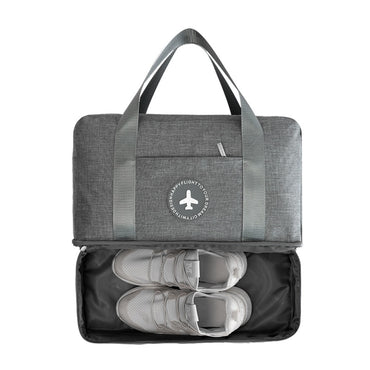 Bolsa de viaje portátil, accesorios de viaje impermeables, bolsa de almacenamiento multifuncional con separación en seco y húmedo, bolsa de viaje suave