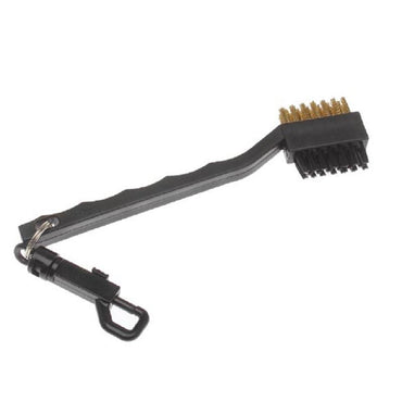 Mini cepillo limpiador de ranuras para cabeza de palo de golf de doble cara
