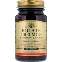 Solgar, Folate, 1,000 mcg, 60 Tablets