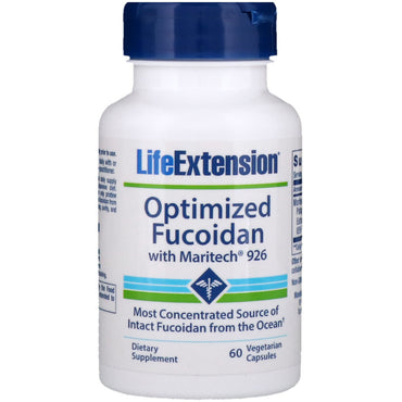 Life Extension, Fucoidan optimizado, 60 cápsulas vegetarianas