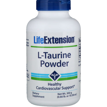 Life Extension, L-taurina en polvo, 300 g (10,58 oz)