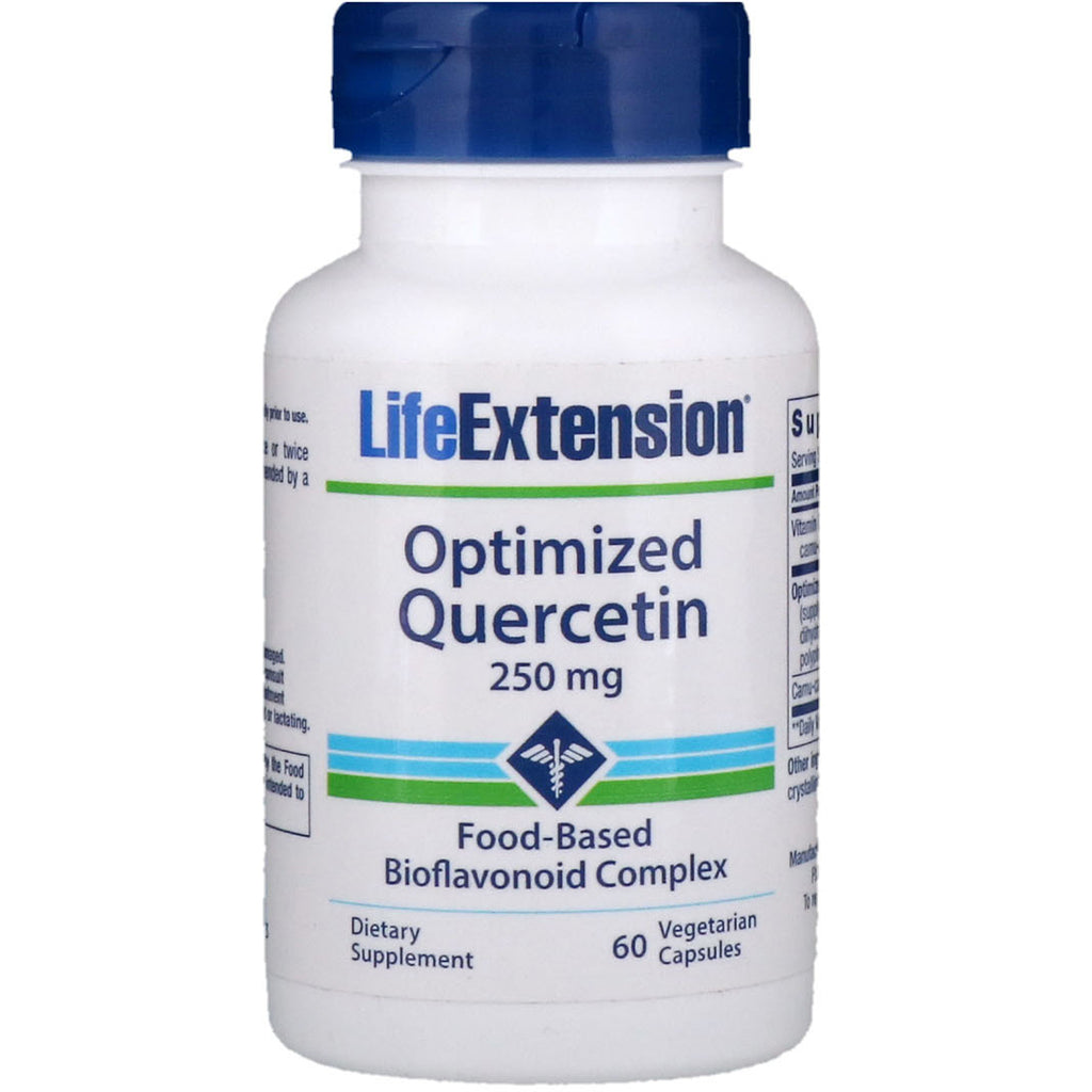 Life Extension, Quercetina optimizada, 250 mg, 60 cápsulas vegetarianas
