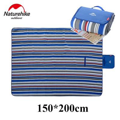 NatureHike 2*2M 2*1,5 M Picnic Camping Mat impermeable al aire libre playa multijugador bebé subir colchón de Camping plegable 