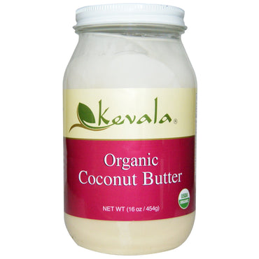 Kevala, mantequilla de coco, 16 oz (454 g)