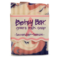 Indigo Wild, Betsy Bar, Goat's Milk Soap, Lavender-Lemon, 3 oz