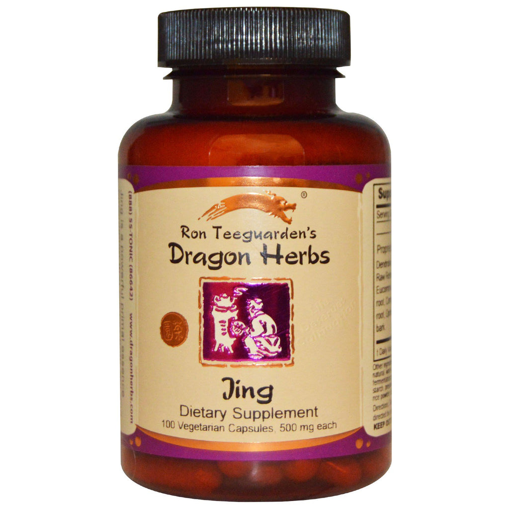 Herbes du dragon, Jing, 500 mg, 100 gélules végétariennes