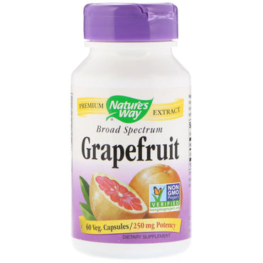 Nature's Way, Grapefrukt, 250 mg, 60 Veg-kapslar