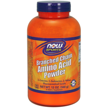 Now Foods, Sports, Branched Chain Amino Acid Powder, 12 oz (340 g)
