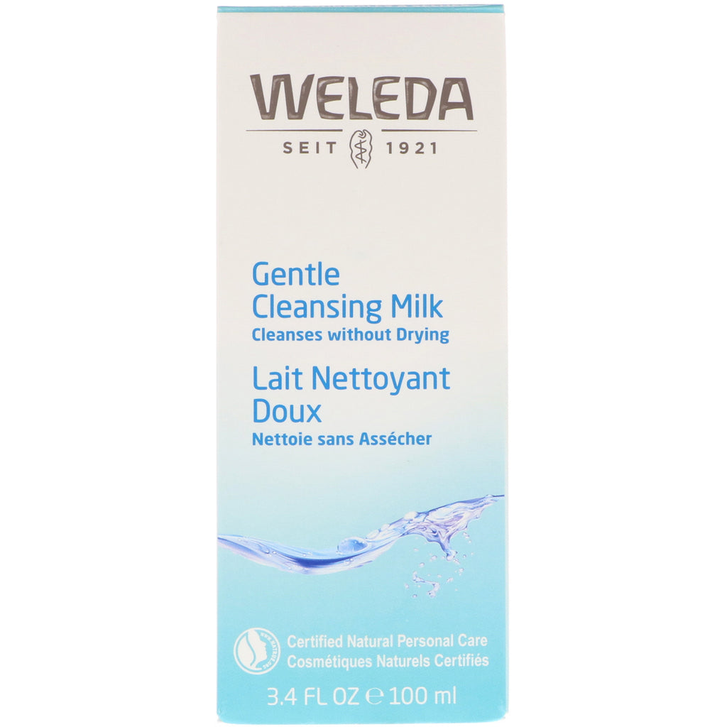 Weleda, חלב ניקוי עדין, 3.4 פל אונקיות (100 מ"ל)