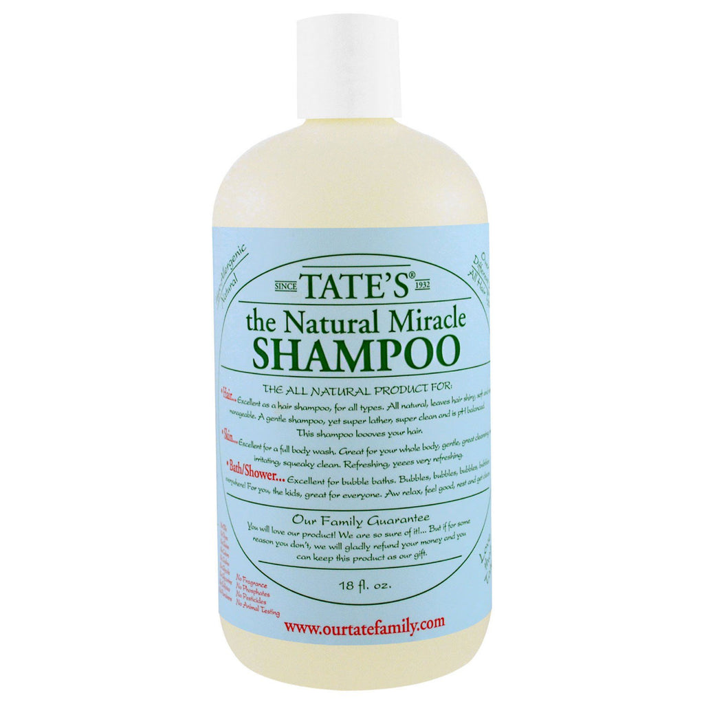 Tate's Le shampooing miracle naturel 18 fl oz