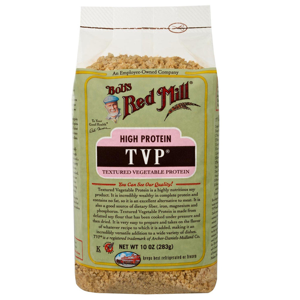 Bob's Red Mill, TVP, teksturert vegetabilsk protein, 10 oz (283 g)