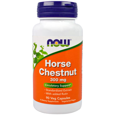 Now Foods, Horse Chestnut, 300 mg, 90 Veggie Caps