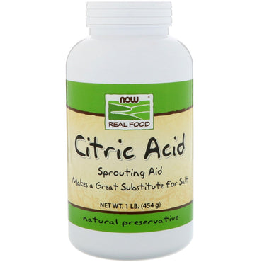 Now Foods, Citric Acid, 1 lb (454 g)
