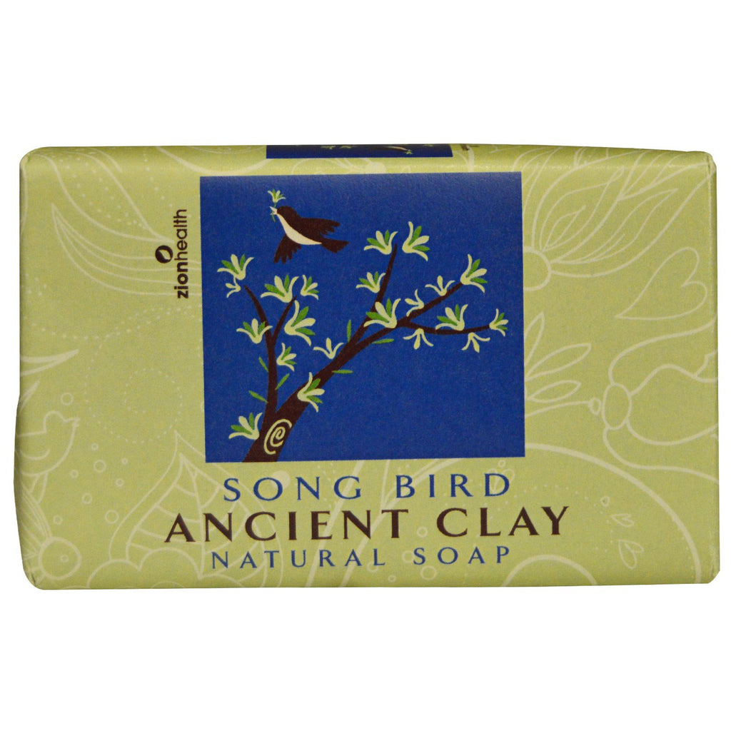 Zion Health, Ancient Clay Natural Soap, Song Bird, 6 oz (170 g)