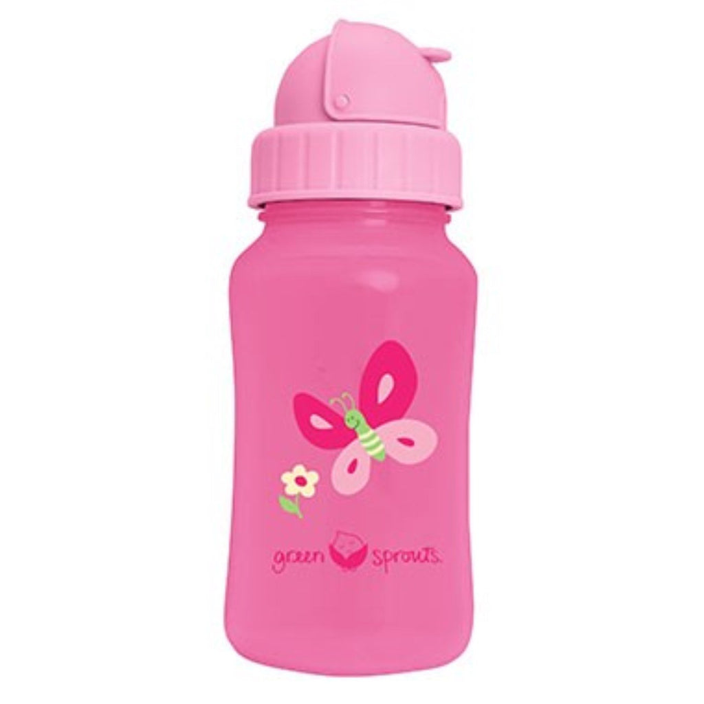 iPlay Inc., Green Sprouts, botella de aguamarina, rosa, 10 oz (300 ml)