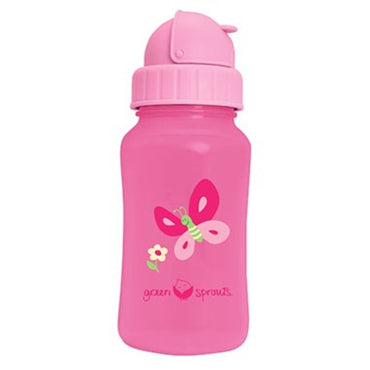 iPlay Inc., Green Sprouts, Aqua Bottle, Pink, 10 oz (300 ml)